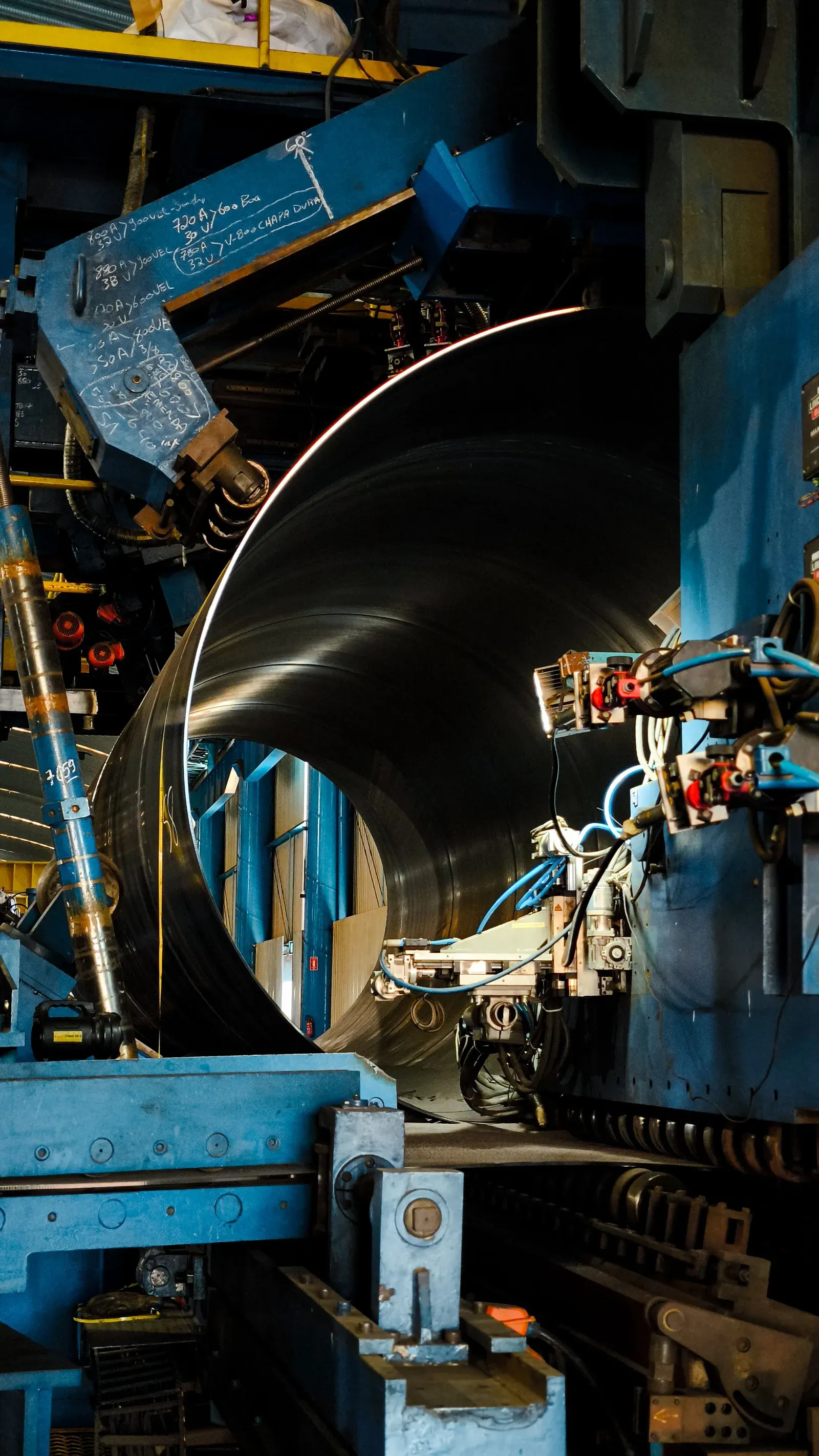 A.N. Industries — steel fabrication in the mill